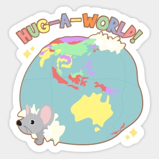 Rory's hug-a-World Sticker